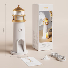 Проектор-нічник A08 Lighthouse 2in1 + Bluetooth колонка – Білий