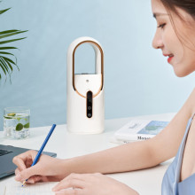 Настільний вентилятор F6 2in1 з зволожувачем повітря 2200mAh – Білий