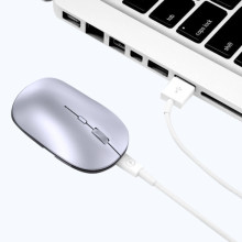 Бездротова миша WIWU WM110 Office Mouse (2.4G+Bluetooth) – Срібний