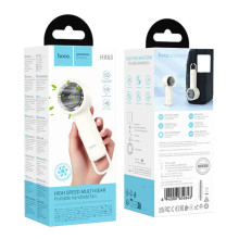 Портативный вентилятор Hoco HX63 Fashion high-speed handheld fan 2000 mAh – Белый