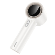 Портативный вентилятор Hoco HX64 Hurricane high speed handheld fan 3600 mAh – Белый