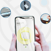 Трекер-брелок Baseus Intelligent T2 ropetype anti-loss device (ZLFDQT2-0) – Білий