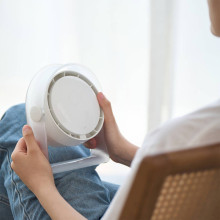 Портативний вентилятор WIWU WI-FS07 Snow desktop fan – Білий