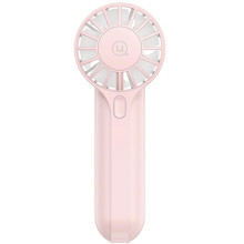 Портативний вентилятор Usams ZB288 Handheld mini fan 1200 mAh – Рожевий