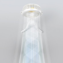 Портативний вентилятор Usams ZB289 Baby Stroller fan 2000mAh – Білий