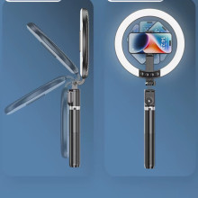 Кільцева LED-лампа для селфі Usams US-ZB323 10-inch Fill Light 1200mAh – Чорний