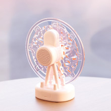 Проектор-ночник ZAY-L07 Sky Wheel 2in1 + Bluetooth колонка – Розовый