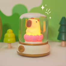 Ночник Capybara and Lotus – Желтый