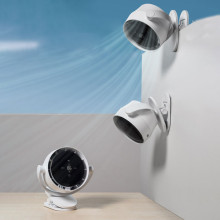 Настольный вентилятор F7 с зажимом 4000mAh – Белый