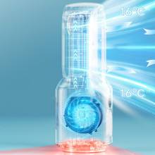 Настольный вентилятор F8 3in1 с Bluetooth-динамиком и ночником 4000mAh – Белый