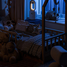 Настольный вентилятор F8 3in1 с Bluetooth-динамиком и ночником 4000mAh – Белый