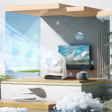 Настольный вентилятор F16 Smart 4000mAh – Белый