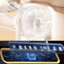 Настольный вентилятор F16 Smart 4000mAh – Белый