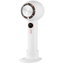 Портативний вентилятор YL007 with Display з підставкою для телефону 2000mAh – Білий