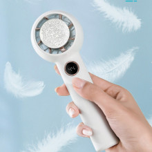 Портативний вентилятор YL007 with Display з підставкою для телефону 2000mAh – Білий