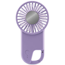 Портативний вентилятор SQT-BF2 з карабіном 1800mAh – Фіолетовий