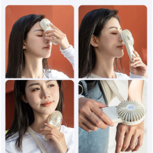 Портативний вентилятор SQT-BF2 з карабіном 1800mAh – Білий