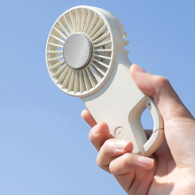 Портативний вентилятор SQT-BF2 з карабіном 1800mAh – Білий