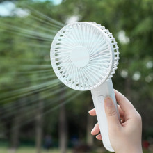 Портативний вентилятор K37 з затискачем 2000mAh – Білий