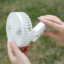 Портативний вентилятор K37 з затискачем 2000mAh – Білий