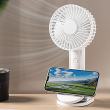 Портативний вентилятор K37 з затискачем 2000mAh – Білий