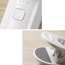 Портативний вентилятор K37 з затискачем 2000mAh – Білий