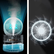 Настольный вентилятор Rapid Cooling 3in1 с водяным охлаждением и подсветкой 1200 mAh – undefined