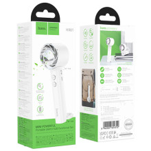 Портативний вентилятор Hoco HX61 Exquisite handheld folding fan 1200 mAh – Білий