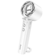 Портативний вентилятор Hoco HX61 Exquisite handheld folding fan 1200 mAh – Білий