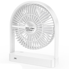Настольный вентилятор Hoco HX65 ultra-thin desktop fan 2000 mAh – Белый