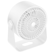 Настольный вентилятор Hoco HX66 desktop circulating fan 3000 mAh – Белый