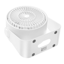 Настольный вентилятор Hoco HX66 desktop circulating fan 3000 mAh – Белый