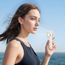 Портативный вентилятор Hoco HX60 Nimble portable handheld fan 1200 mAh – Белый