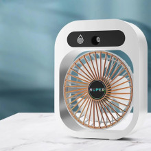 Настільний вентилятор Q8 з водяним охолодженням 1200 mAh – Білий