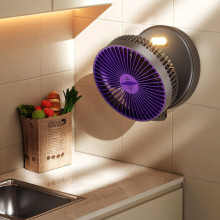 Портативный вентилятор Folding Light Fan 3in1 5000mAh – Серый