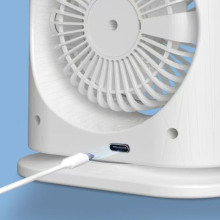 Настольный двойной вентилятор Spray Fan 2in1 с водяным охлаждением 4000 mAh – Белый