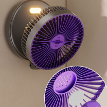 Портативный вентилятор Folding Light Fan 3in1 5000mAh – Серый