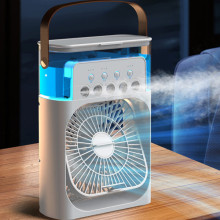 Настільний вентилятор Spray Fan-B 2in1 з регулюванням кута нахилу і водяним охолодженням – Білий