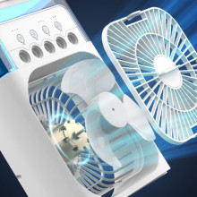 Настільний вентилятор Spray Fan-B 2in1 з регулюванням кута нахилу і водяним охолодженням – Білий