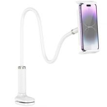 Регульована підставка для телефону/планшета Hoco HD10 Bamboo lazy stand – Білий