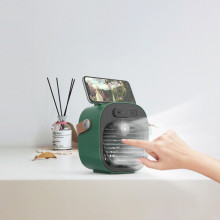 Настільний вентилятор F12 з підставкою для телефону і водяним охолодженням 4000mAh – undefined