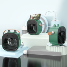 Настільний вентилятор F12 з підставкою для телефону і водяним охолодженням 4000mAh – undefined