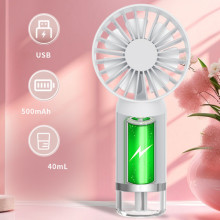 Портативний вентилятор SL610 з водяним охолодженням 500mAh – Білий