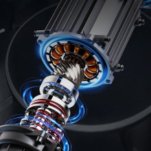 Настольный вентилятор SL617 2in1 с водяным охлаждением – Черный