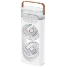 Настольный вентилятор SL617 2in1 с водяным охлаждением – Белый