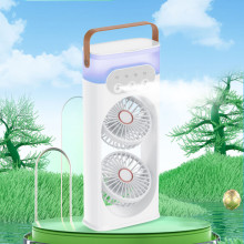 Настольный вентилятор SL617 2in1 с водяным охлаждением – Белый