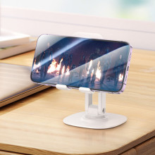 Тримач для телефону Hoco HD6 Winner dual-axis rotating – Білий