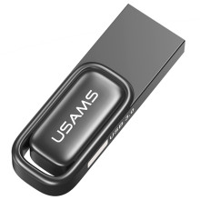 Флеш-накопичувач Usams US-ZB338 USB 3.0 Zinc Alloy – 128GB – Чорний