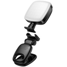 Портативна лампа для селфі Hoco K28 Square Selfie Light 200 mAh – Чорний