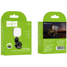 Портативна лампа для селфі Hoco K28 Square Selfie Light 200 mAh – Чорний